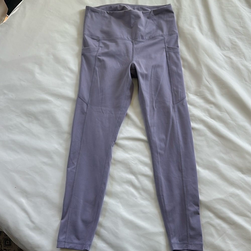 Lavender compression workout leggings